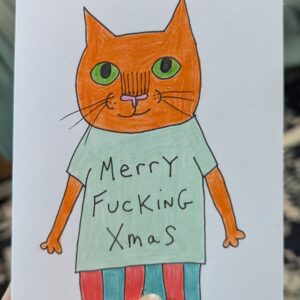 Merry Fucking Xmas CAT Card