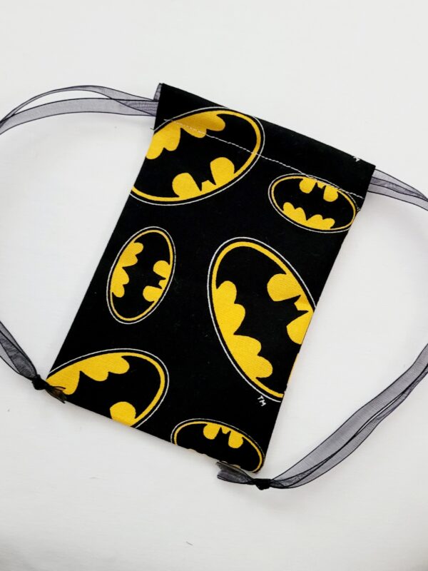 Drawstring Bag – Reusable Gift & Storage Pouch - Black, Batman - The ...