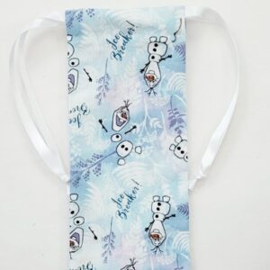Drawstring Bag – Reusable Gift & Storage Pouch - Blue, Frozen Ice Breaker