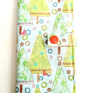 Tea Bag Wallet - Holiday Green Tree