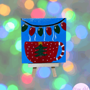 Hot Cocoa Mini Painting