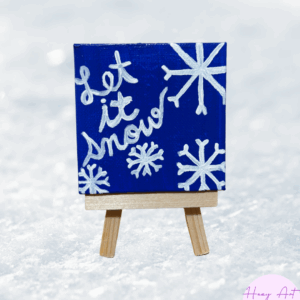 Let It Snow Mini painting