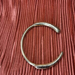 Nairobi Smooth Brass Cuff Bracelet