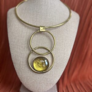 Yellow Stone Necklace