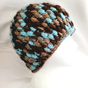 Hat - Crochet Unisex Hat - Earth & Sea