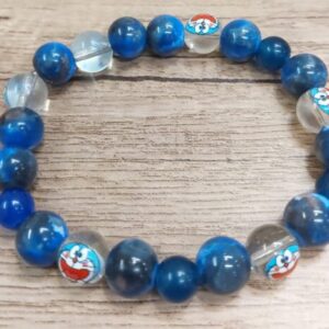 "Nostalgic Blue Robot Cat" Bracelet Style 3