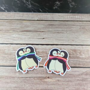 Gay Penguins Holiday - 3" Sticker Collection