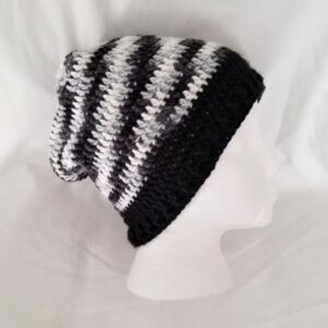 Hat - Crochet Unisex Hat - Zebra