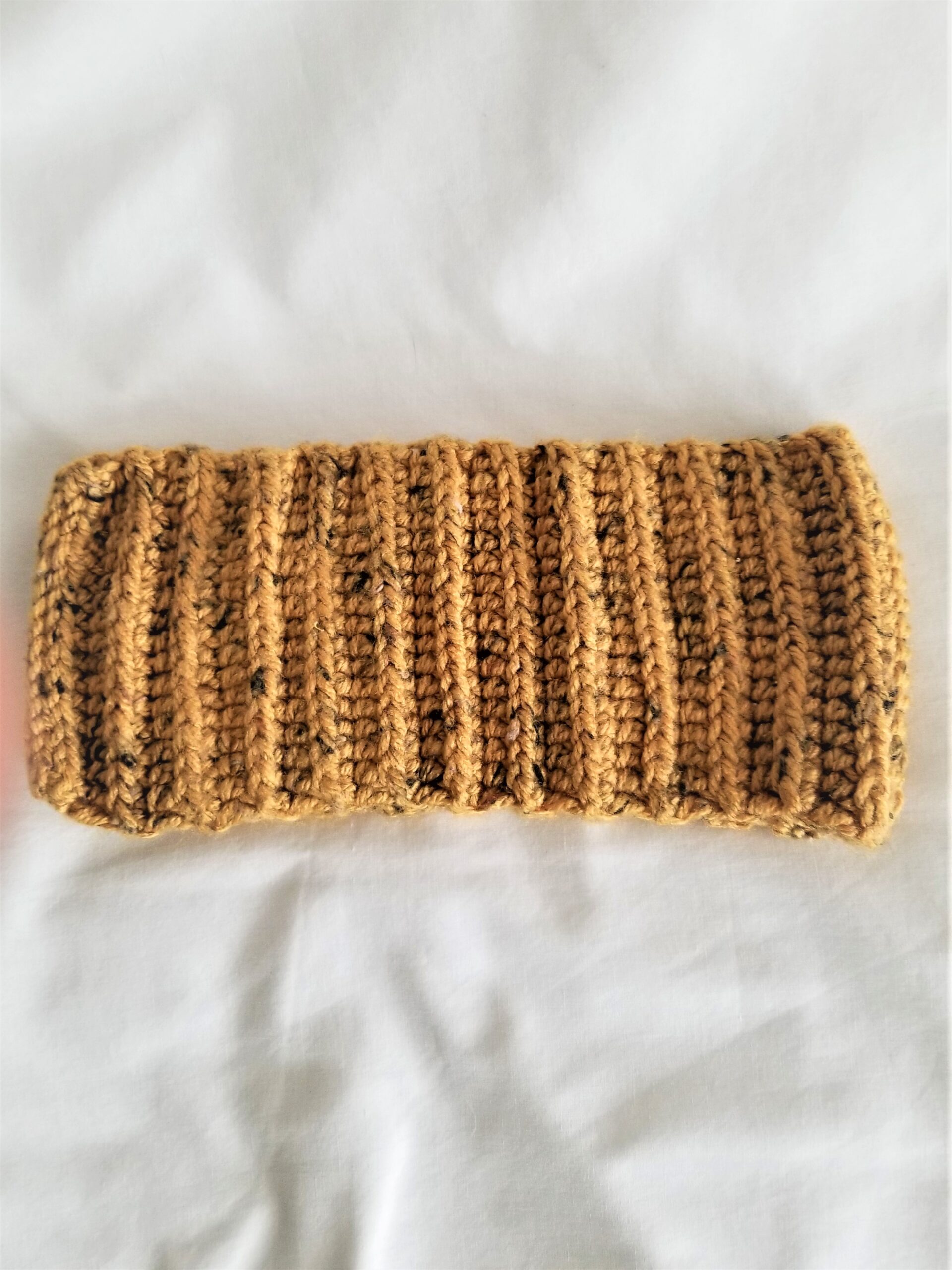 Earwarmer Crochet Headband, Butternut - Image 4