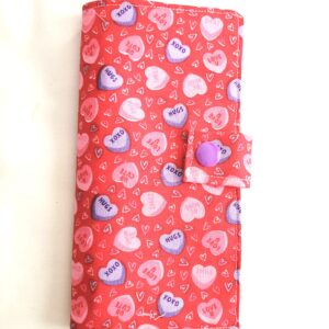Tea Bag Wallet - Hearts