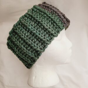 Earwarmer Crochet Headband, Rainforest