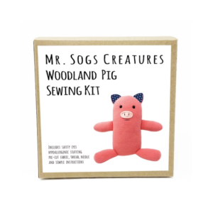 Woodland Pig DIY Stuffed Animal Sewing Kit