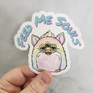 Feed Me Souls Vinyl Sticker 3"