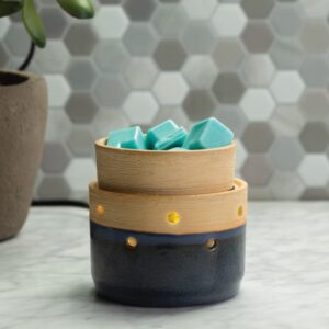 Land and Sea 2-In-1 Deluxe Candle and Wax Tart Fragrance Warmer