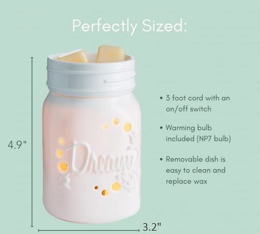 Mason Jar Midsize Illumination Fragrance Warmer - Image 2