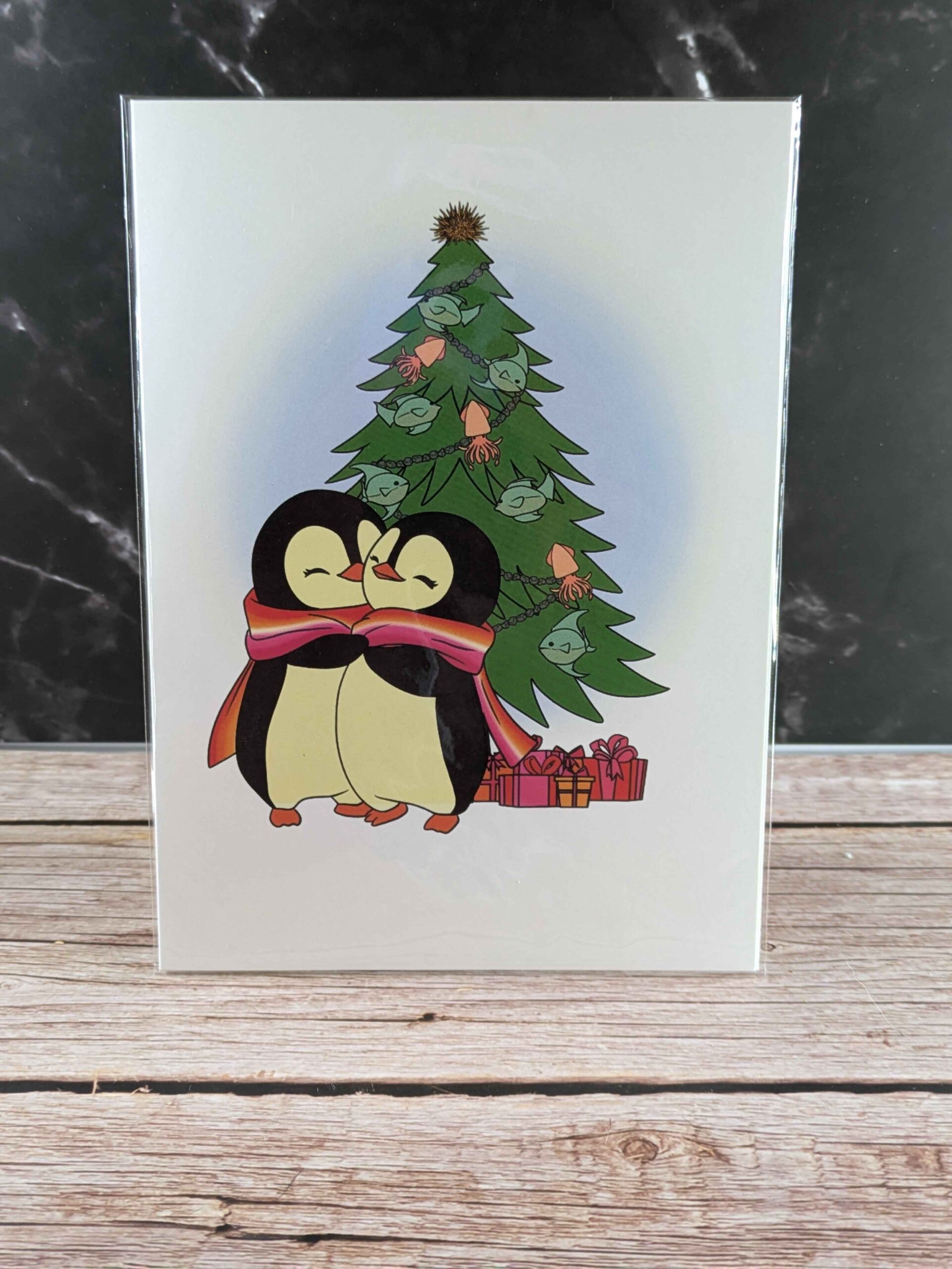 Gay Penguins Greeting Card - Image 3