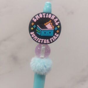 Funny "Emotional Dumpster Fire" Pen