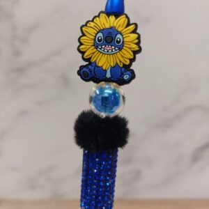 Blue UFO Friend Sunflower Pen