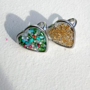 One Inch Adjustable Heart Rings