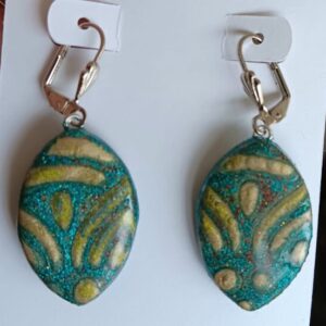 Tribal Earring Design on French Earring Hooks