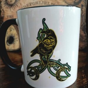 Celtic Raven Hot Beverage Mug
