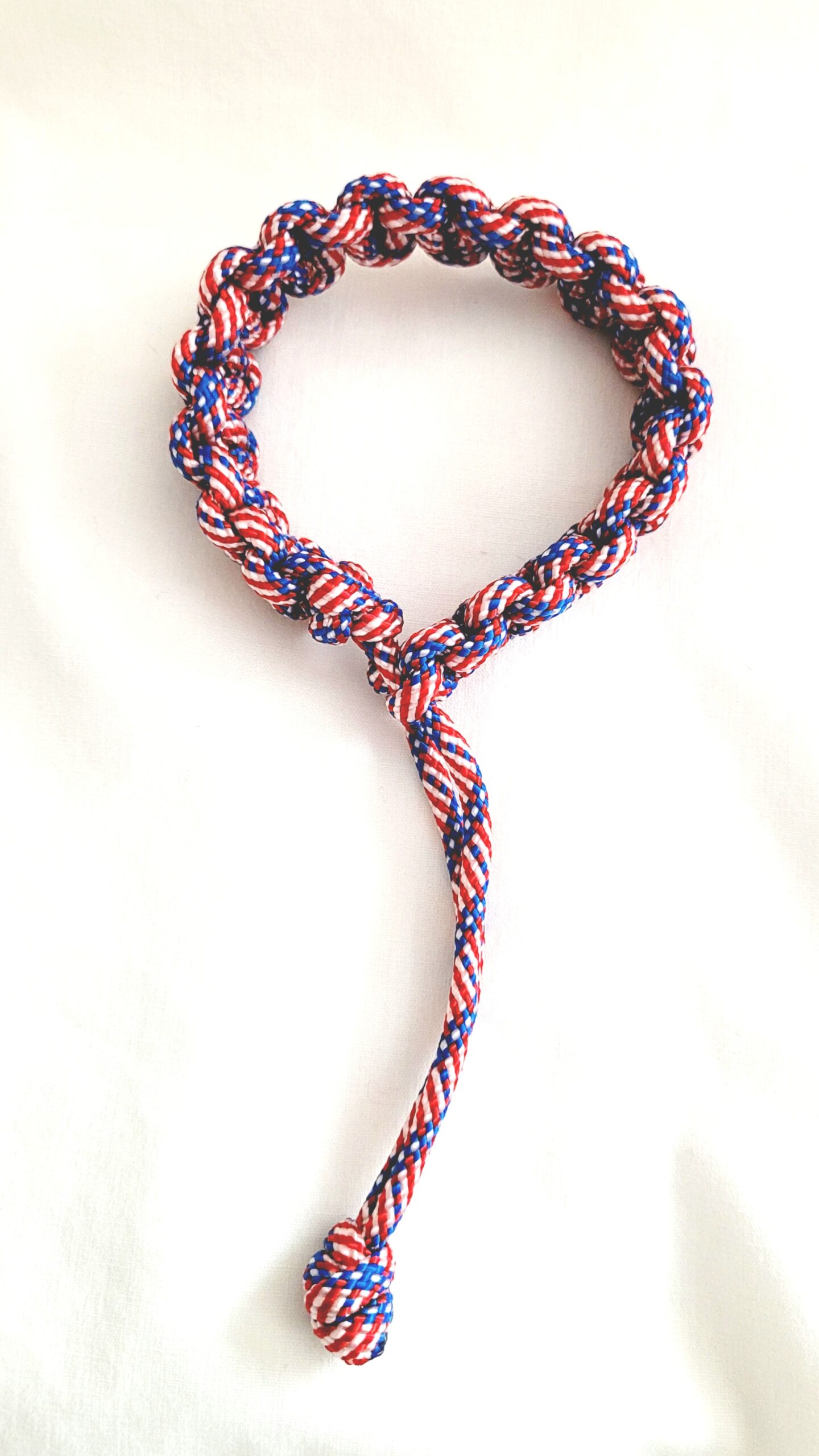 Paracord Braided Unisex Adjustable Bracelet - Stars & Stripes - Image 5