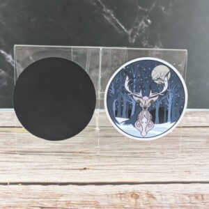 Winter Deer - 3" Magnet