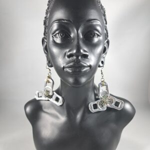 Tri Axis Drop Earrings