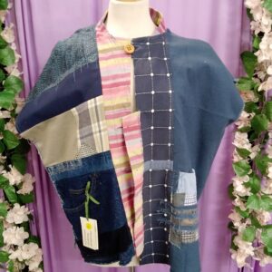 Sleeveless Button Up Shirt