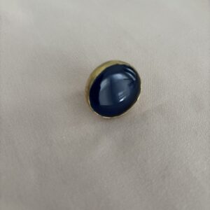 Blue Glass Ring
