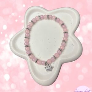 Princess crown charm bracelet