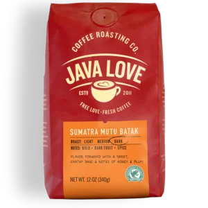 Dark Roast Sumatra Aceh Mutu Batak Ground Coffee 12 oz
