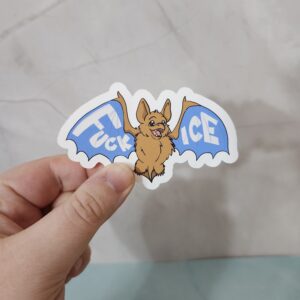 Fuck Ice Bat Vinyl Sticker 3"