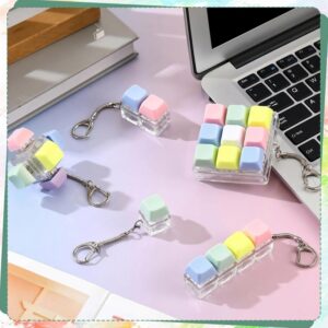 Keyboard Fidget Keychain Clicker Multiple Shapes