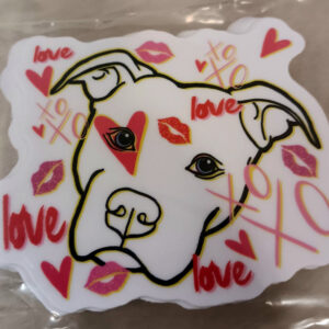 Pitbull Hugs and Kissed