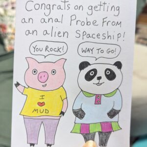 Alien Anal Probe Card