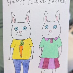 Happy Fucking Easter Bunny Card