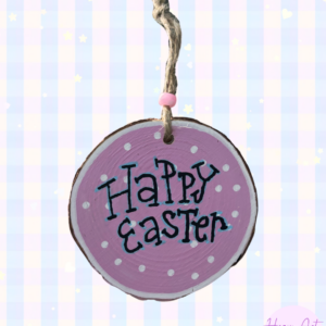 Happy Easter Wood Decor