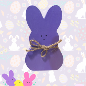 Peep Wooden Bunny