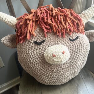 Highland Cow Pillow