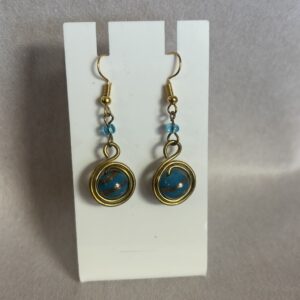 Blue Stone Earrings
