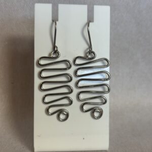 Spiral Earrings- Alluminium