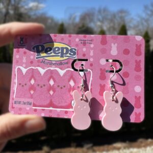 Peeps Bunny Earrings