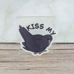 Kiss My 3" Sticker