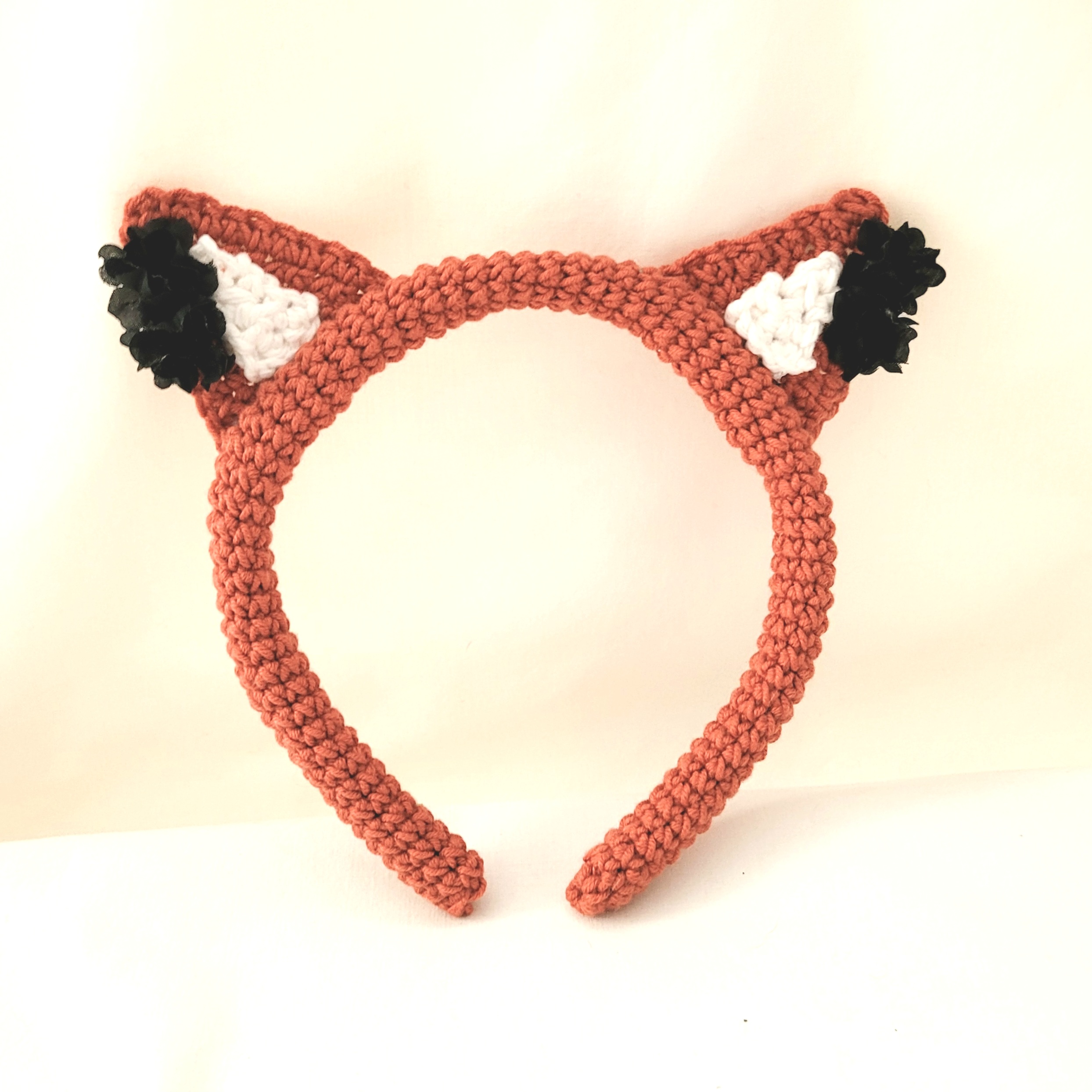 Headband, Crochet Headband - Enchanted Fox - Image 3