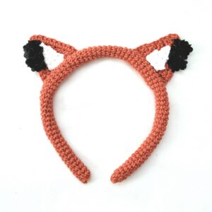 Headband, Crochet Headband - Enchanted Fox