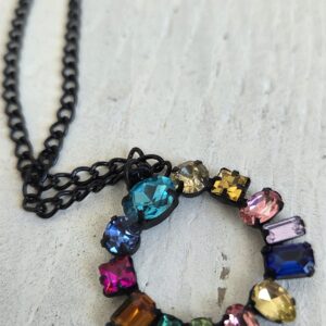 rainbow gem necklace