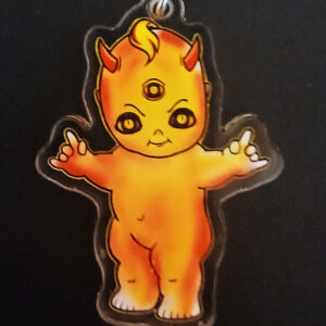 Evil Kewpie Doll Keychain