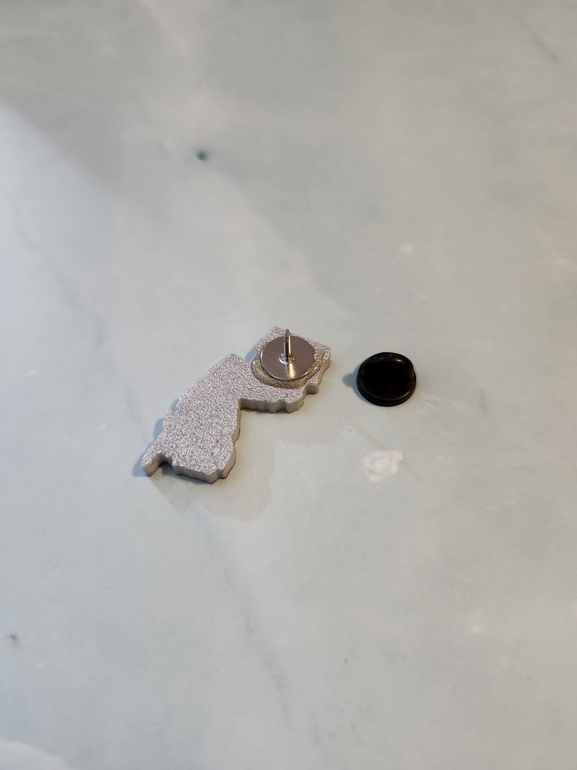 New Jersey Pride Pin - 3D Printed and Hand Painted - Image 2