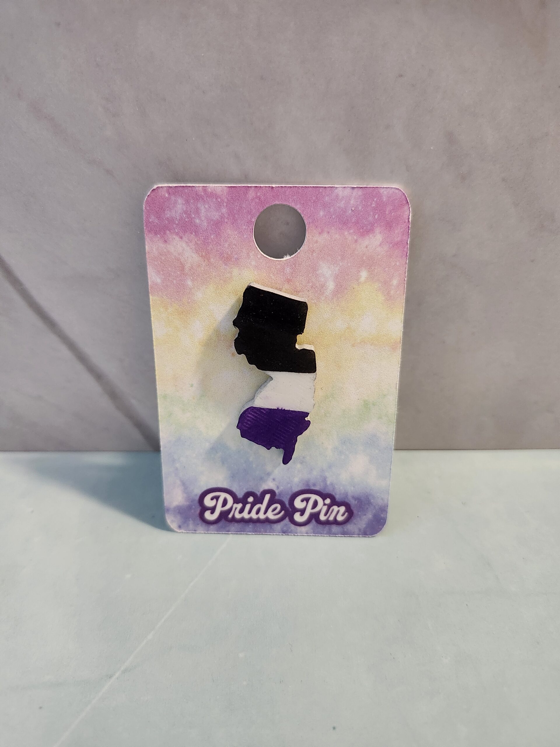 New Jersey Pride Pin - 3D Printed and Hand Painted - Image 10